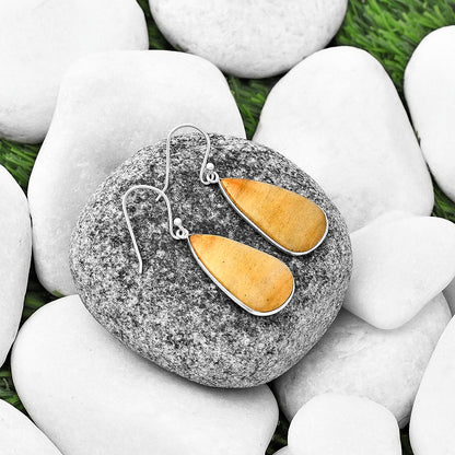 Natural Honey Aragonite Earrings E-1001 SDE76975