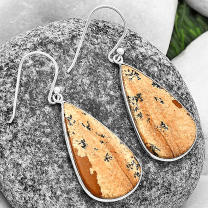 Natural Picture Jasper Earrings E-1001 SDE77082