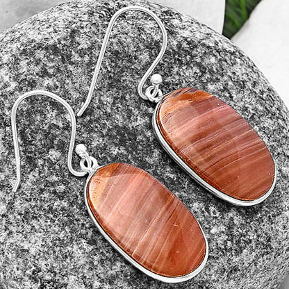 Natural Imperial Dedise Jasper Earrings E-1001 SDE77186