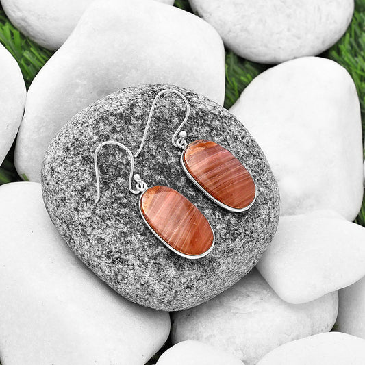 Natural Imperial Dedise Jasper Earrings E-1001 SDE77186