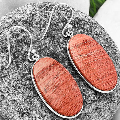 Natural Snake Skin Jasper Earrings E-1001 SDE77192