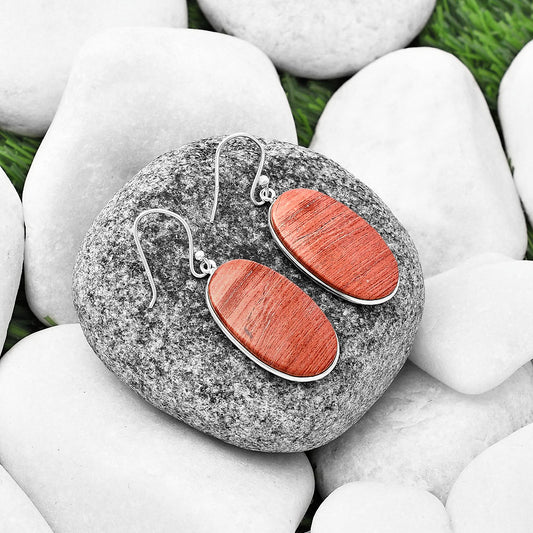 Natural Snake Skin Jasper Earrings E-1001 SDE77192