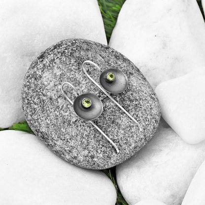 Natural Peridot Earrings E-1241 SDE77239