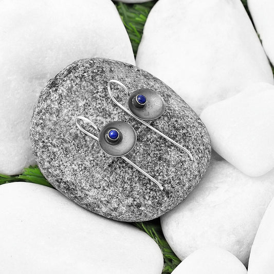 Natural Lapis Lazuli - Afghanistan Earrings E-1241 SDE77248