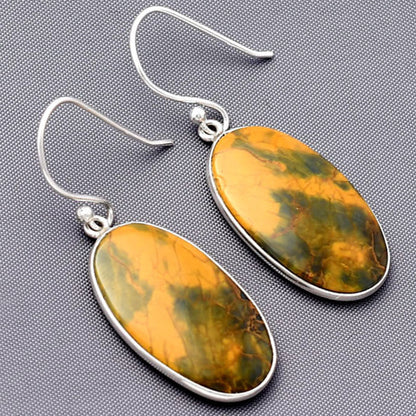 Turkish Rainforest Chrysocolla Earrings E-1001 SDE77631