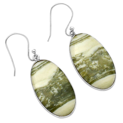 Natural Serpentine Earrings E-1001 SDE78330