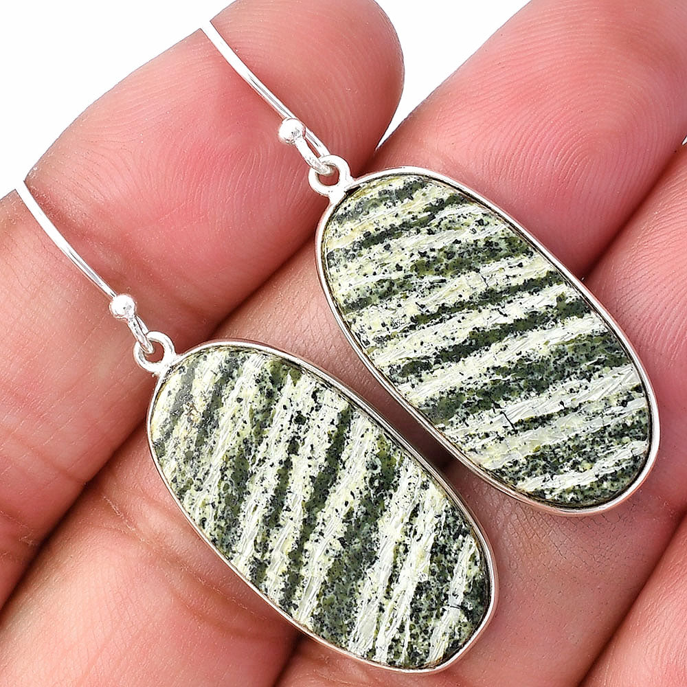 Natural Chrysotile Earrings E-1001 SDE78361