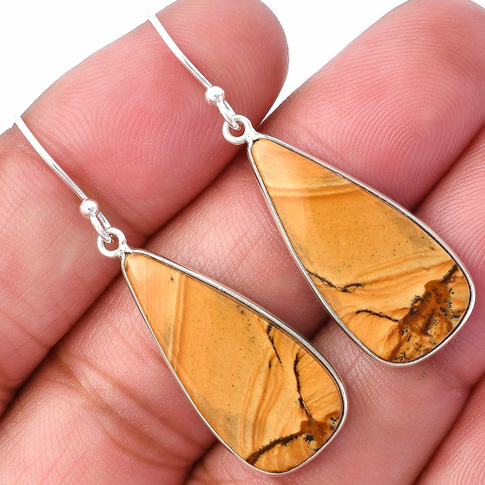 Natural Picture Jasper Earrings E-1001 SDE78467