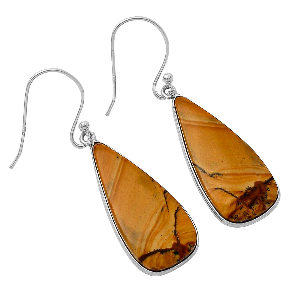 Natural Picture Jasper Earrings E-1001 SDE78467
