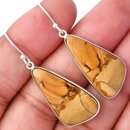 Natural Picture Jasper Earrings E-1001 SDE78493
