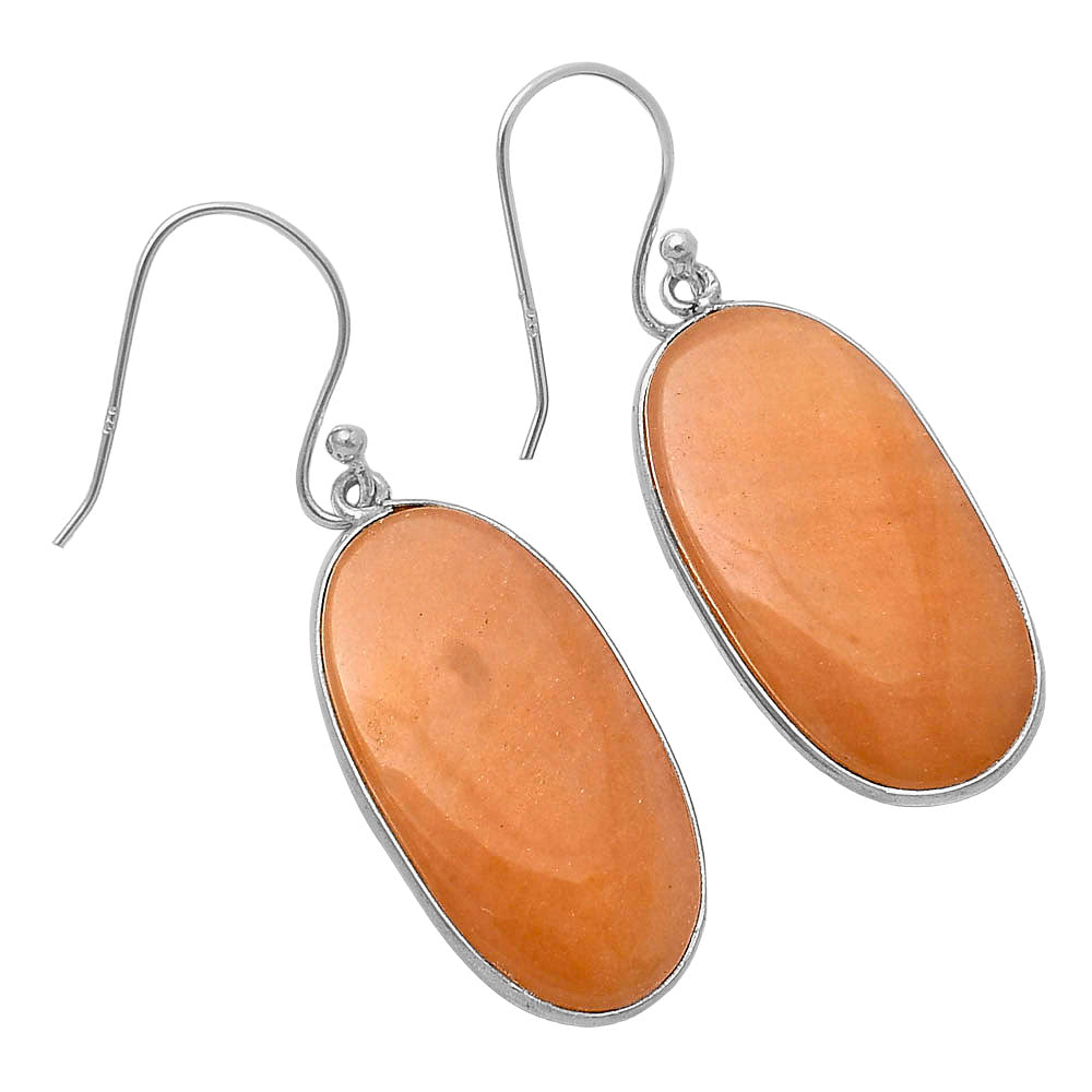 Natural Orange Aventurine Earrings E-1001 SDE78539