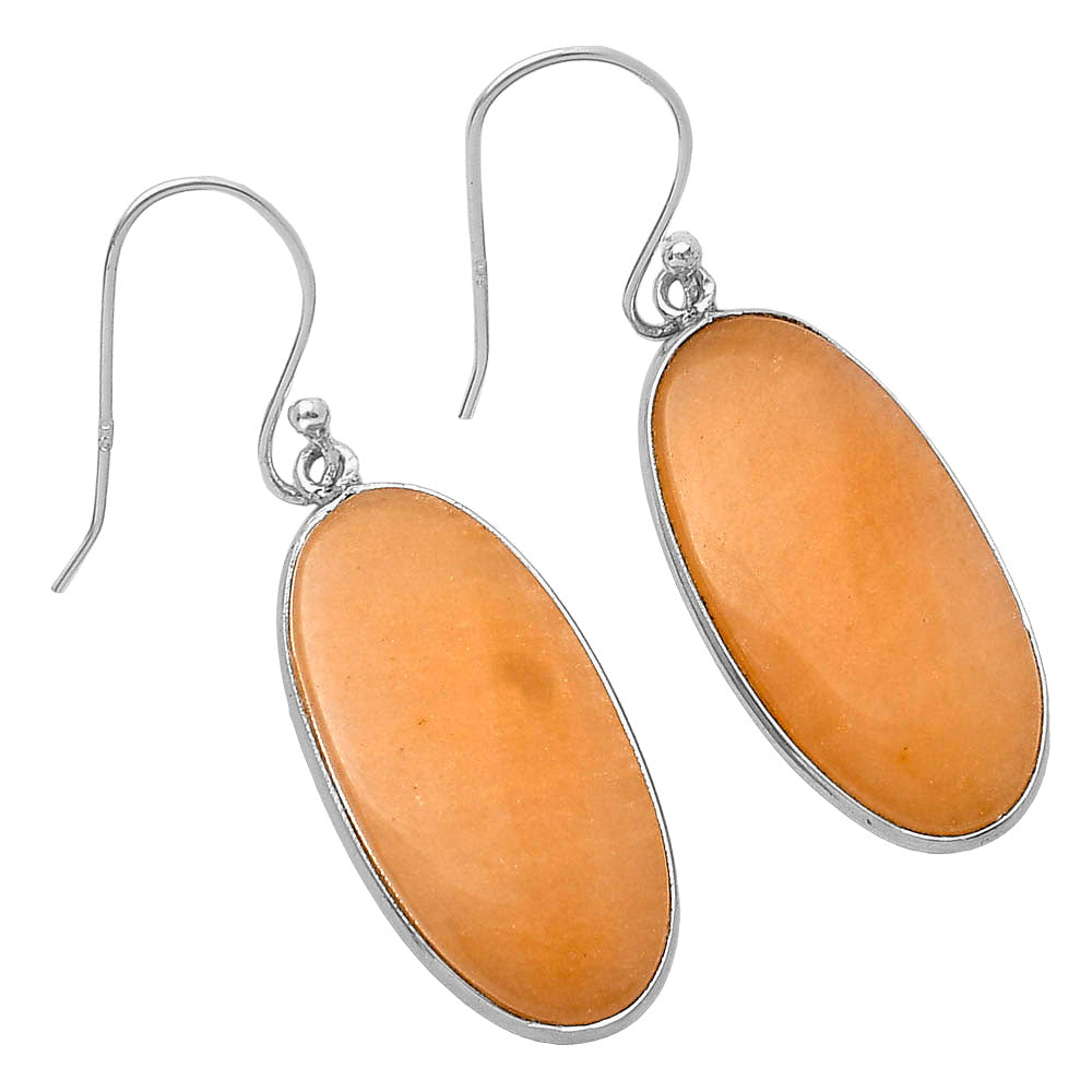 Natural Orange Aventurine Earrings E-1001 SDE78544