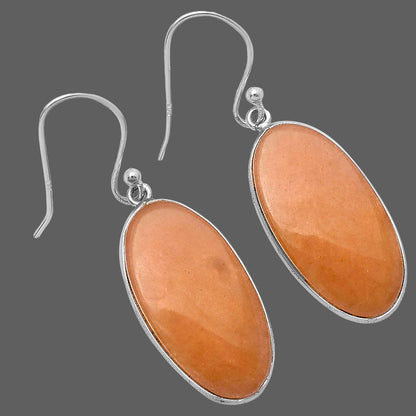 Natural Orange Aventurine Earrings E-1001 SDE78545