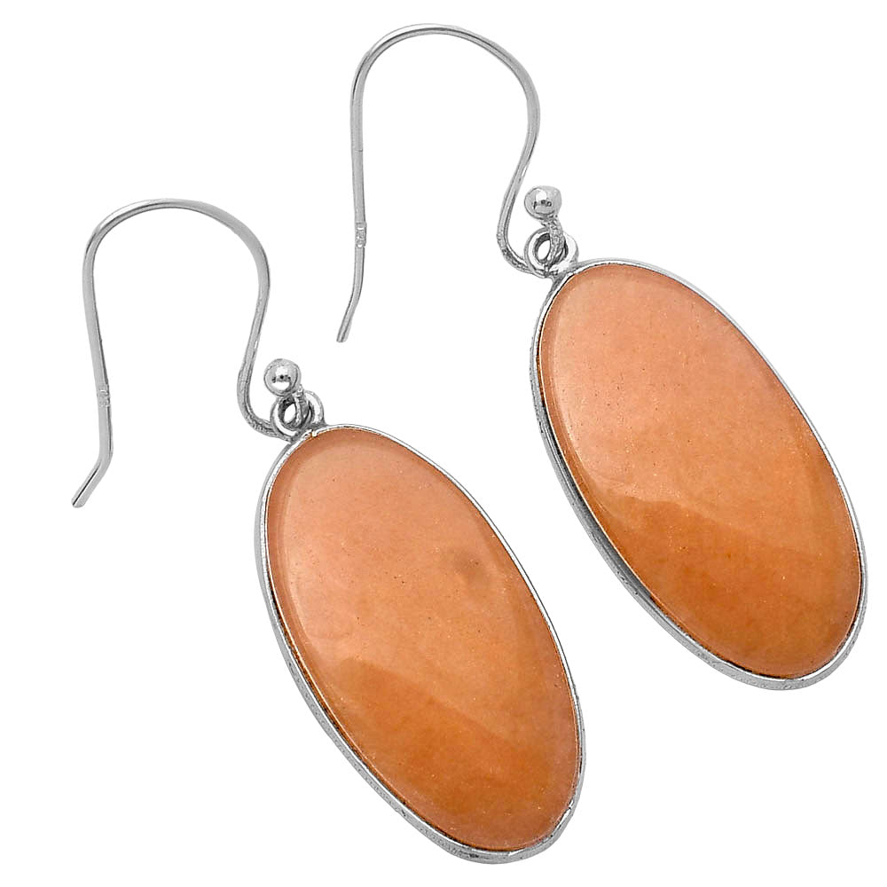 Natural Orange Aventurine Earrings E-1001 SDE78545
