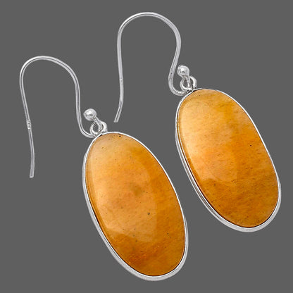 Natural Orange Aventurine Earrings E-1001 SDE78549