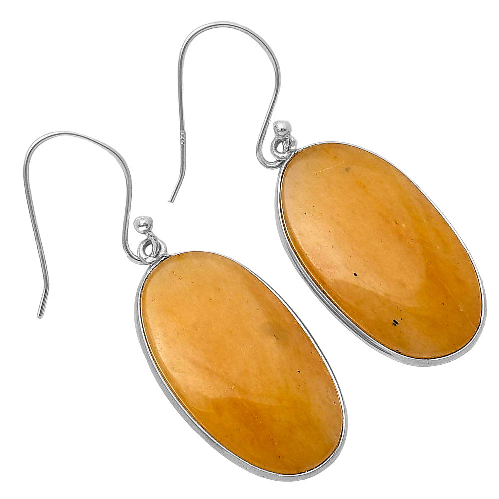Natural Honey Aragonite Earrings E-1001 SDE78551