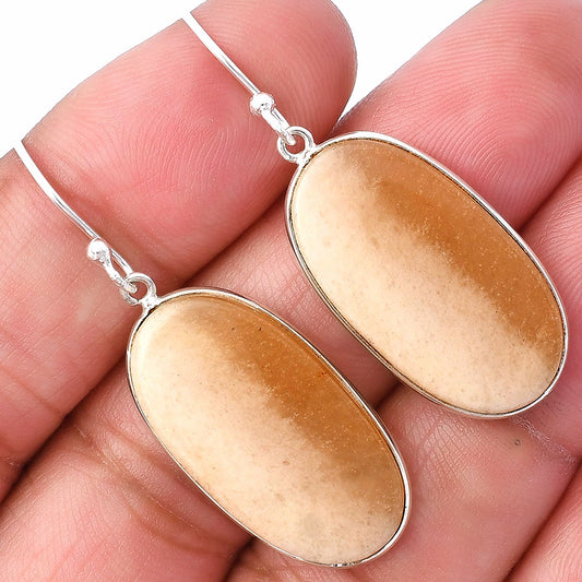 Natural Honey Aragonite Earrings E-1001 SDE78556