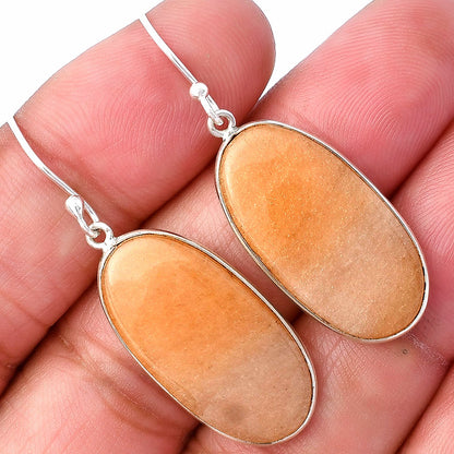 Natural Orange Aventurine Earrings E-1001 SDE78560