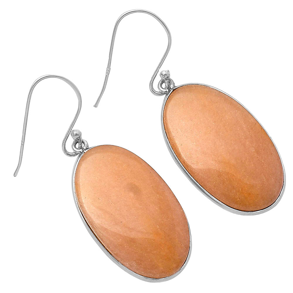 Natural Orange Aventurine Earrings E-1001 SDE78561