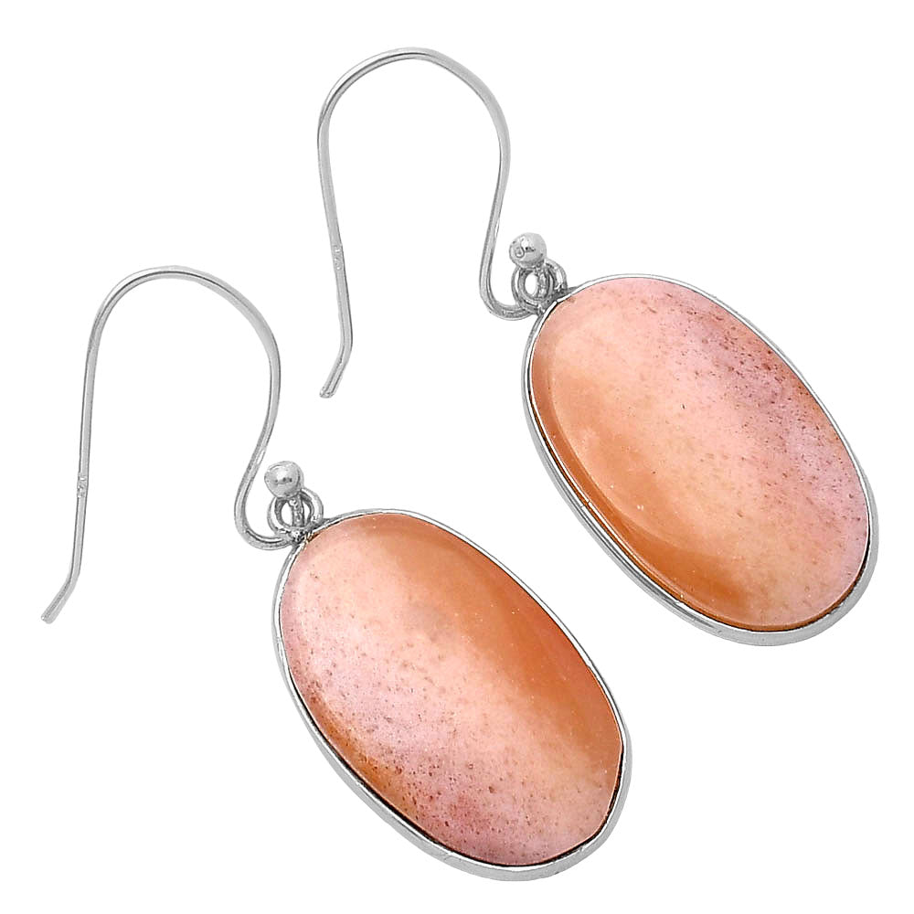Natural Pink Aventurine Earrings E-1001 SDE78562