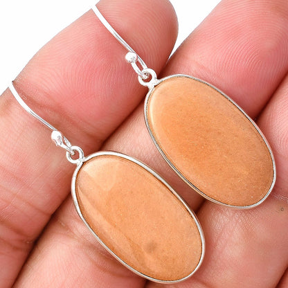 Natural Orange Aventurine Earrings E-1001 SDE78565