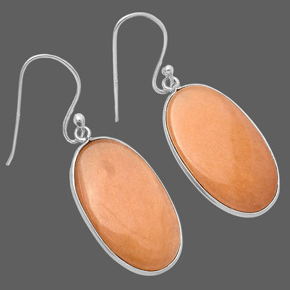 Natural Orange Aventurine Earrings E-1001 SDE78565