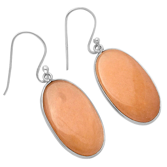 Natural Orange Aventurine Earrings E-1001 SDE78565