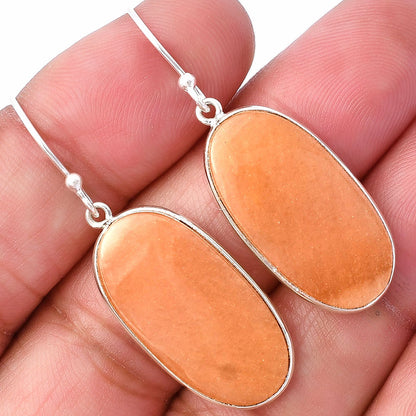 Natural Orange Aventurine Earrings E-1001 SDE78568