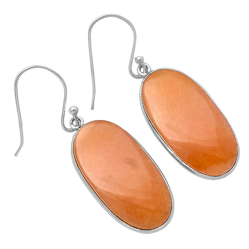 Natural Orange Aventurine Earrings E-1001 SDE78568