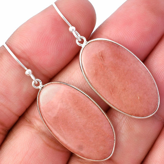 Natural Pink Aventurine Earrings E-1001 SDE78569