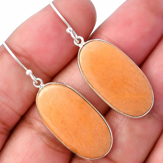 Natural Orange Aventurine Earrings E-1001 SDE78570