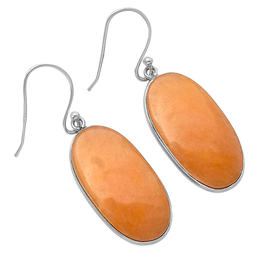 Natural Orange Aventurine Earrings E-1001 SDE78570