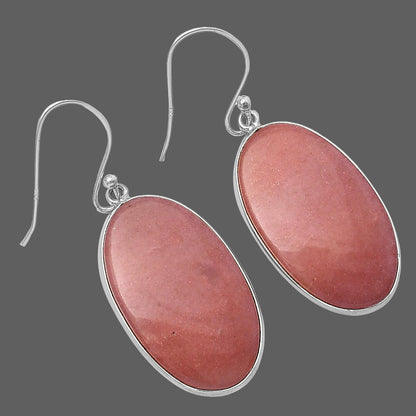 Natural Pink Aventurine Earrings E-1001 SDE78572