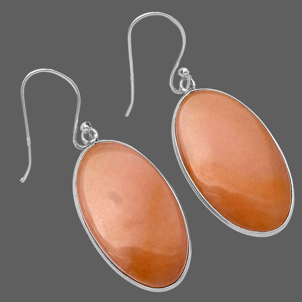 Natural Orange Aventurine Earrings E-1001 SDE78574