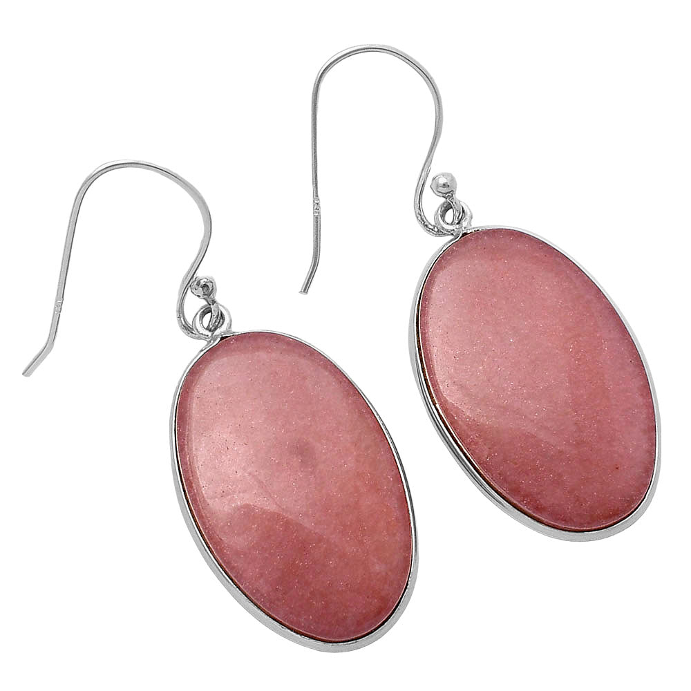 Natural Pink Aventurine Earrings E-1001 SDE78577