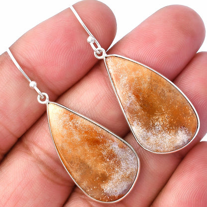 Natural Oregon Red Moss Agate Earrings E-1001 SDE78611