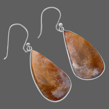 Natural Oregon Red Moss Agate Earrings E-1001 SDE78611