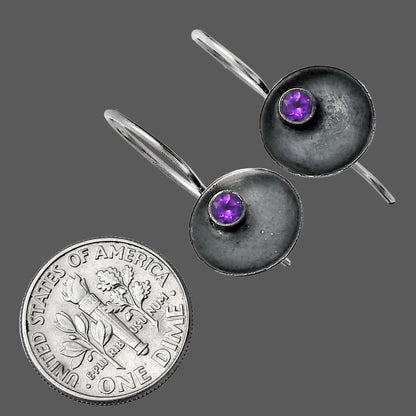 Natural Amethyst - Brazil Earrings E-1241 SDE79057