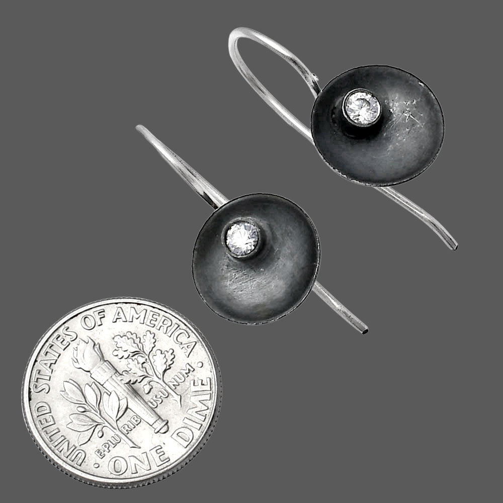 White Zircon Earrings E-1241 SDE79061