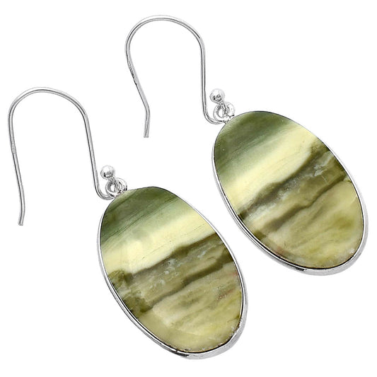 Natural Serpentine Earrings E-1001 SDE79308
