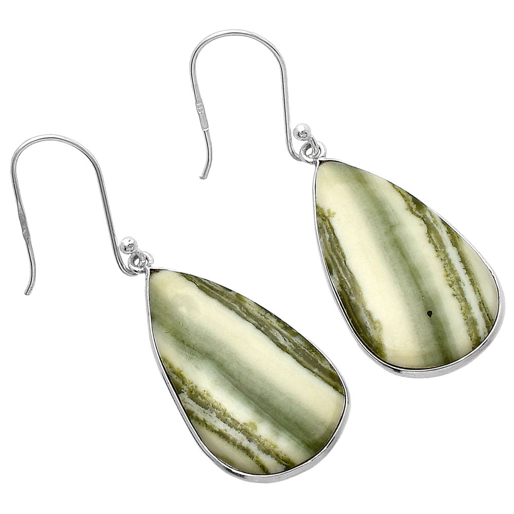 Natural Serpentine Earrings E-1001 SDE79317