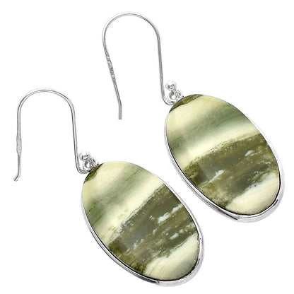 Natural Serpentine Earrings E-1001 SDE79348