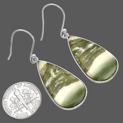 Natural Serpentine Earrings E-1001 SDE79360