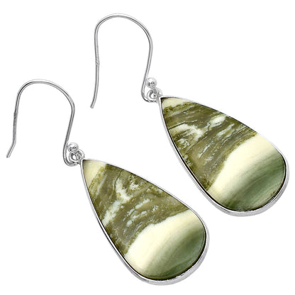 Natural Serpentine Earrings E-1001 SDE79360