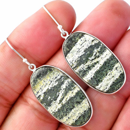 Natural Chrysotile Earrings E-1001 SDE79453