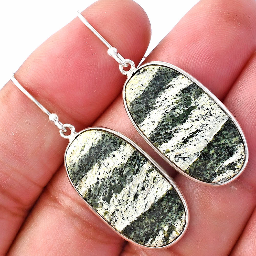 Natural Chrysotile Earrings E-1001 SDE79455