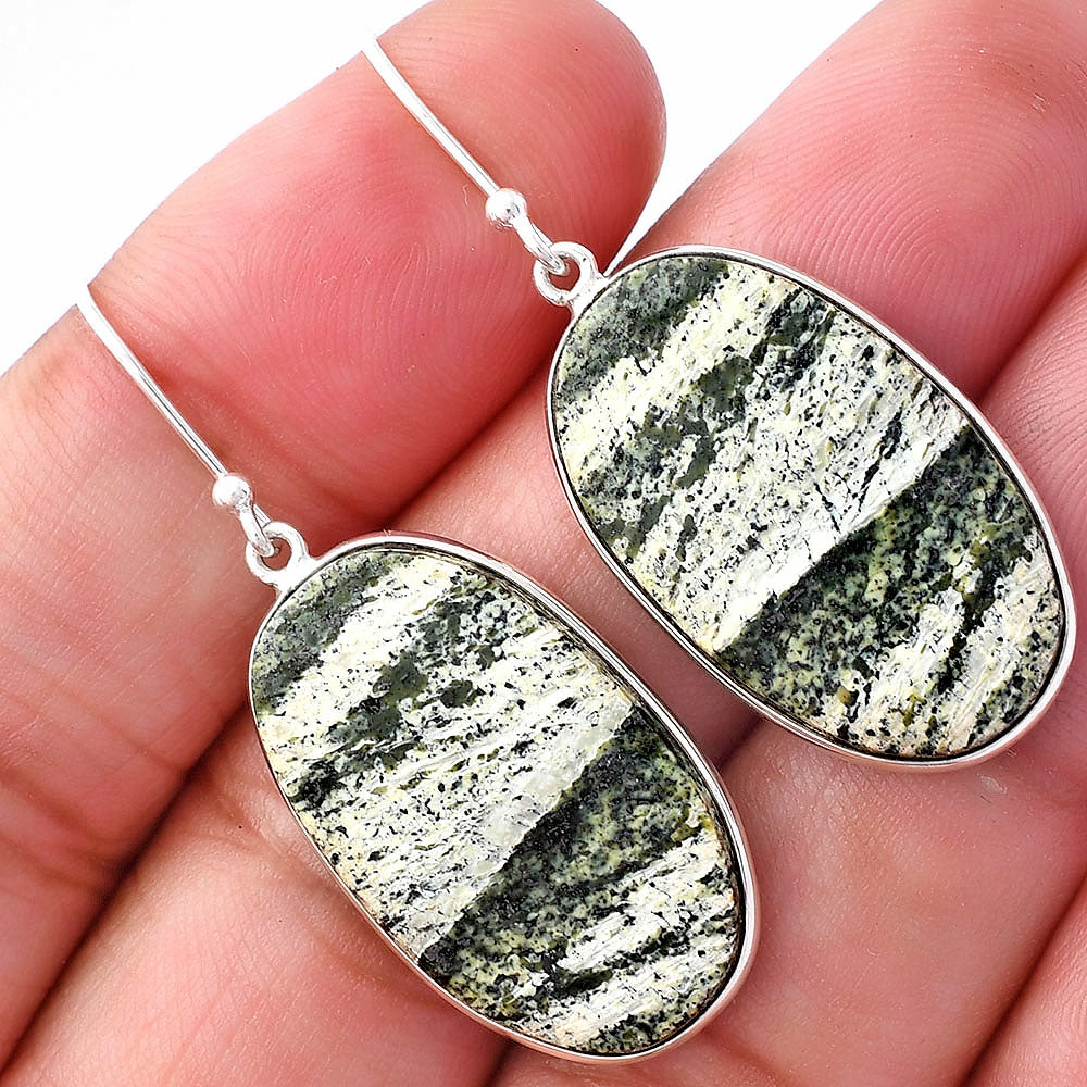 Natural Chrysotile Earrings E-1001 SDE79462