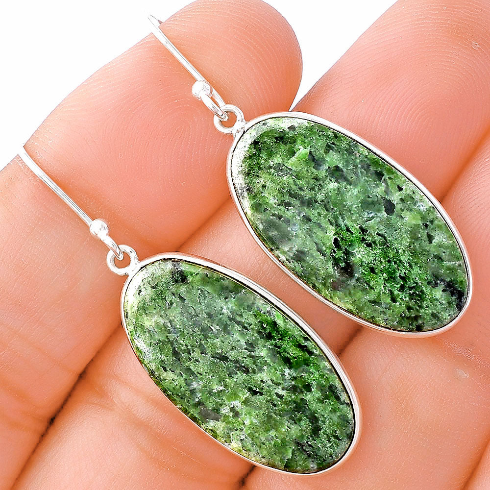 Natural Serpentine Earrings E-1001 SDE79532