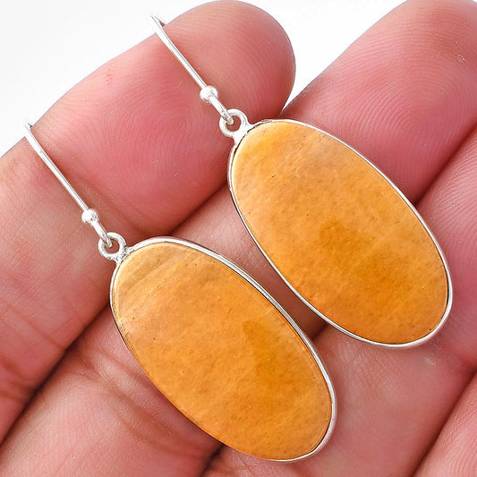 Natural Honey Aragonite Earrings E-1001 SDE79554