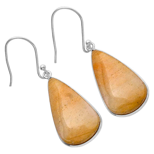 Natural Honey Aragonite Earrings E-1001 SDE79555